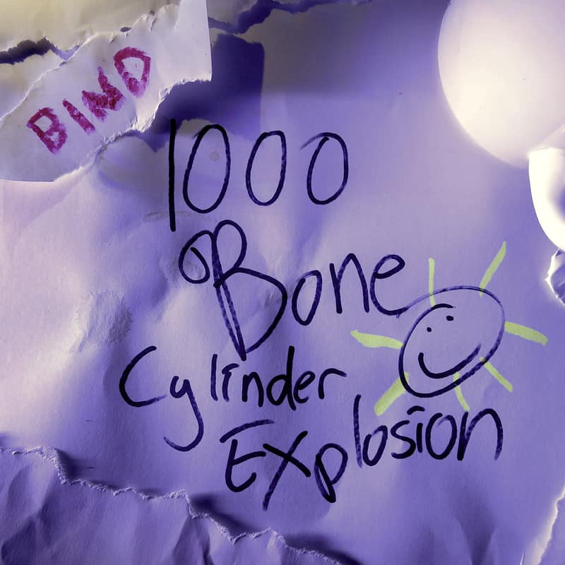 1000 Bone Cylinder Explosion