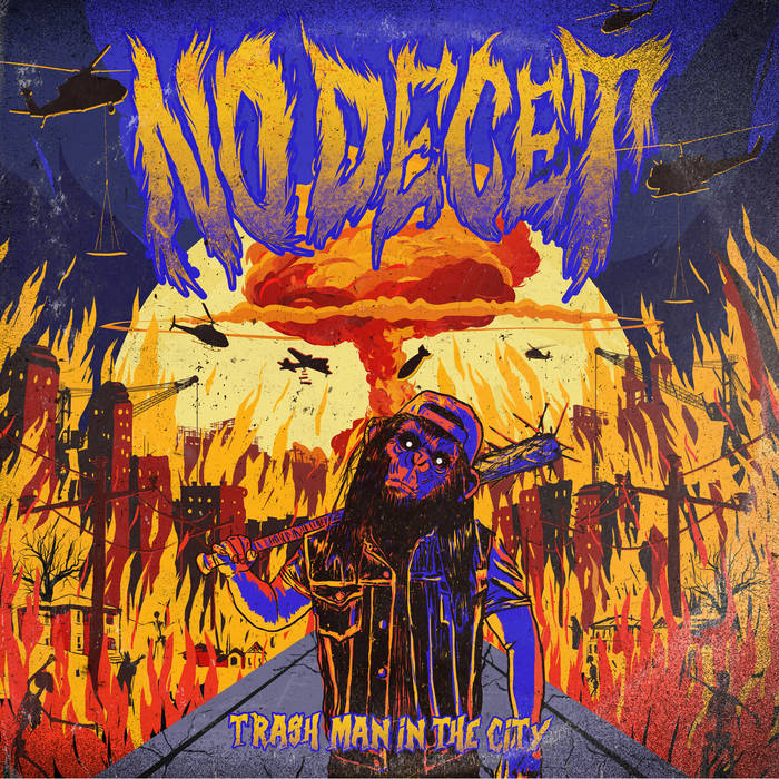 trash man in the city